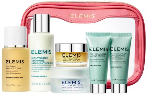 elemis travel size products.